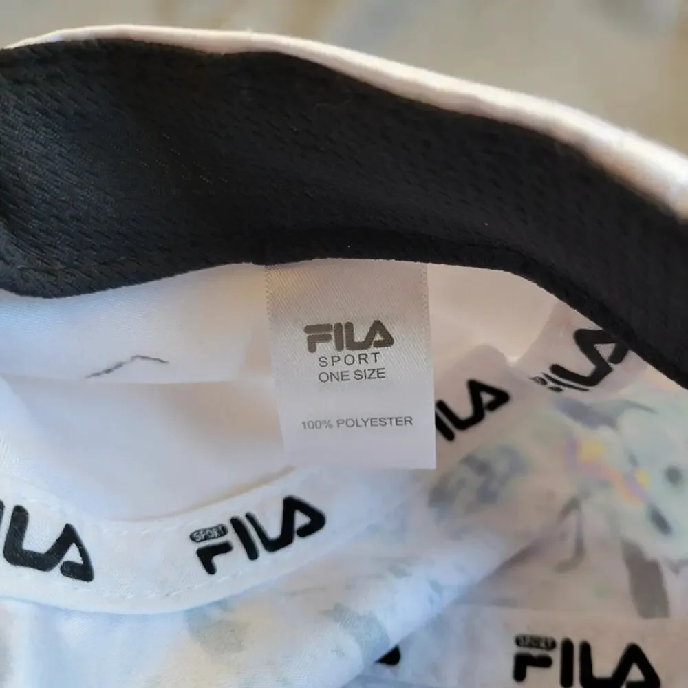 FILA Kaleidoscope Hat Cap Womens Sport Adjustable One Size Soft No Button Light